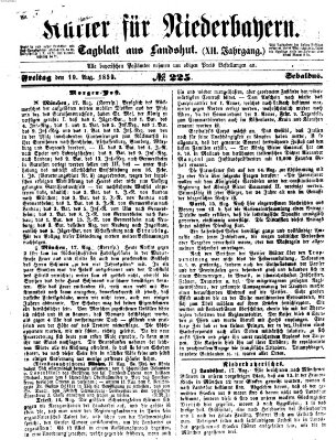 Kurier für Niederbayern Freitag 19. August 1859