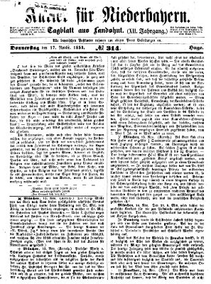 Kurier für Niederbayern Donnerstag 17. November 1859