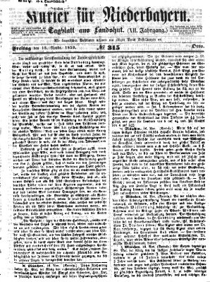 Kurier für Niederbayern Freitag 18. November 1859