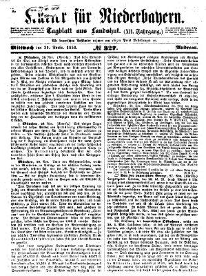 Kurier für Niederbayern Mittwoch 30. November 1859