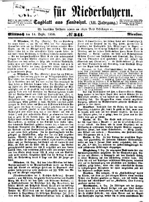 Kurier für Niederbayern Mittwoch 14. Dezember 1859