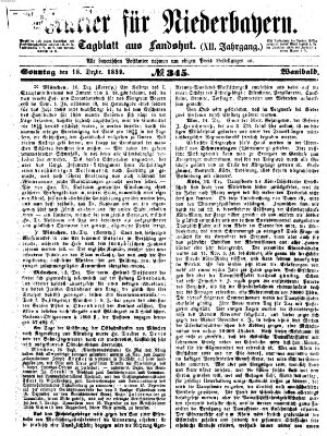 Kurier für Niederbayern Sonntag 18. Dezember 1859