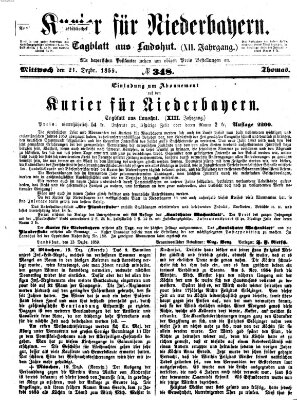 Kurier für Niederbayern Mittwoch 21. Dezember 1859