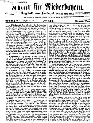 Kurier für Niederbayern Samstag 24. Dezember 1859