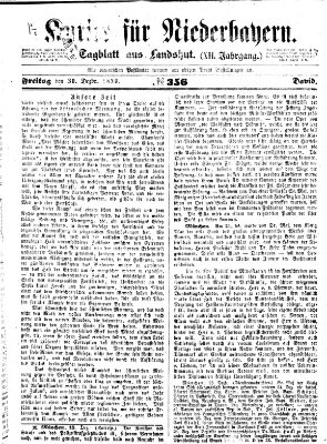 Kurier für Niederbayern Freitag 30. Dezember 1859