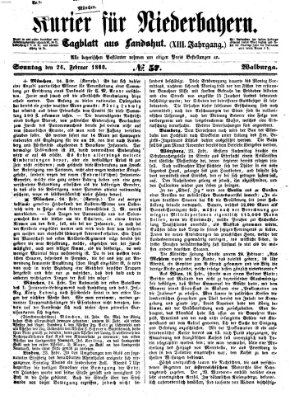 Kurier für Niederbayern Sonntag 26. Februar 1860