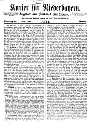 Kurier für Niederbayern Sonntag 11. März 1860