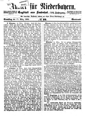 Kurier für Niederbayern Samstag 17. März 1860