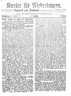 Kurier für Niederbayern Dienstag 24. April 1860