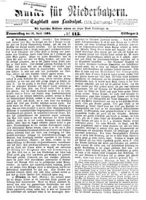 Kurier für Niederbayern Donnerstag 26. April 1860