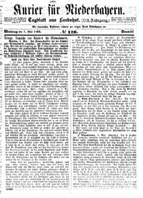 Kurier für Niederbayern Montag 7. Mai 1860