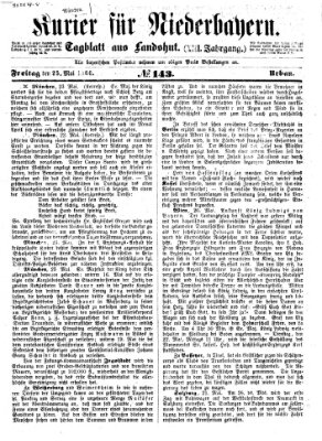 Kurier für Niederbayern Freitag 25. Mai 1860