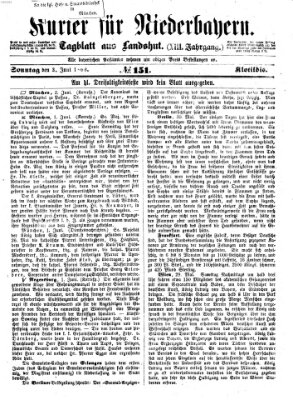 Kurier für Niederbayern Sonntag 3. Juni 1860