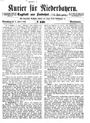 Kurier für Niederbayern Dienstag 5. Juni 1860