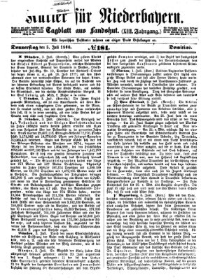 Kurier für Niederbayern Donnerstag 5. Juli 1860