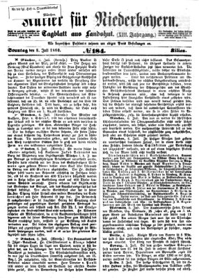 Kurier für Niederbayern Sonntag 8. Juli 1860