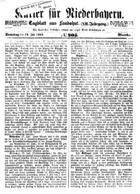 Kurier für Niederbayern Sonntag 29. Juli 1860