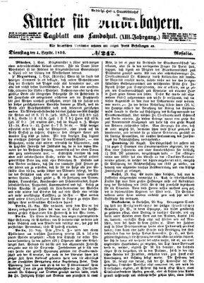 Kurier für Niederbayern Dienstag 4. September 1860