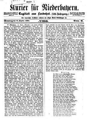 Kurier für Niederbayern Sonntag 16. September 1860