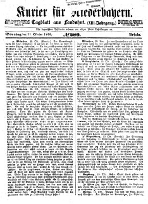 Kurier für Niederbayern Sonntag 21. Oktober 1860