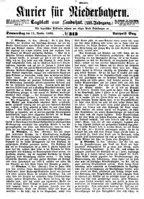 Kurier für Niederbayern Donnerstag 15. November 1860