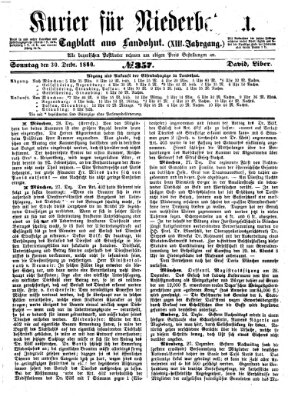 Kurier für Niederbayern Sonntag 30. Dezember 1860