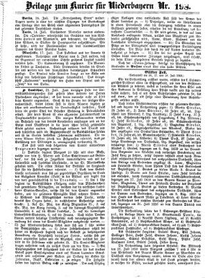 Kurier für Niederbayern Sonntag 22. Juli 1860