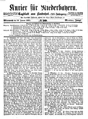 Kurier für Niederbayern Mittwoch 30. Januar 1861