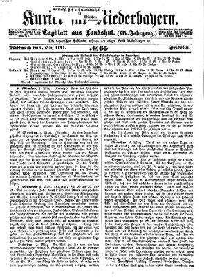 Kurier für Niederbayern Mittwoch 6. März 1861