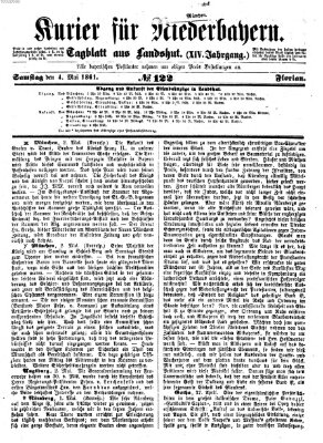 Kurier für Niederbayern Samstag 4. Mai 1861