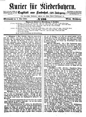 Kurier für Niederbayern Mittwoch 8. Mai 1861