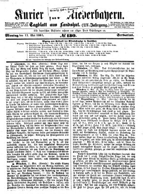 Kurier für Niederbayern Montag 13. Mai 1861