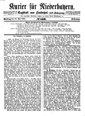 Kurier für Niederbayern Freitag 24. Mai 1861