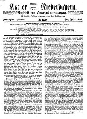 Kurier für Niederbayern Freitag 7. Juni 1861