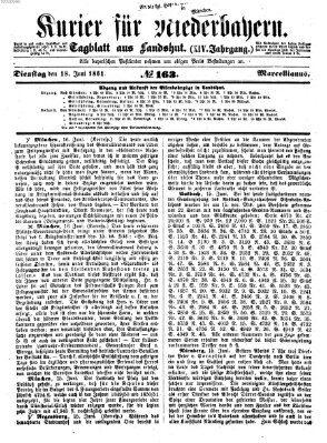 Kurier für Niederbayern Dienstag 18. Juni 1861