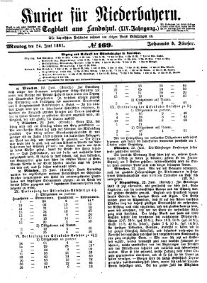 Kurier für Niederbayern Montag 24. Juni 1861