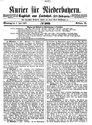 Kurier für Niederbayern Montag 8. Juli 1861