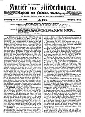 Kurier für Niederbayern Sonntag 21. Juli 1861