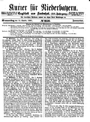 Kurier für Niederbayern Donnerstag 19. September 1861