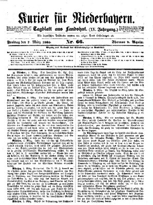 Kurier für Niederbayern Freitag 7. März 1862