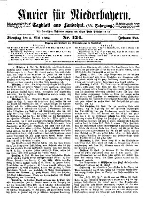 Kurier für Niederbayern Dienstag 6. Mai 1862