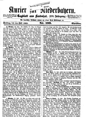 Kurier für Niederbayern Freitag 24. Juli 1863