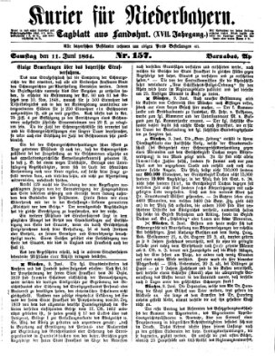 Kurier für Niederbayern Samstag 11. Juni 1864