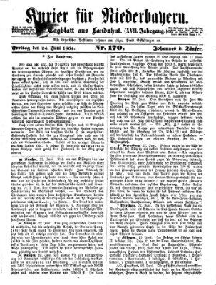 Kurier für Niederbayern Freitag 24. Juni 1864