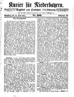 Kurier für Niederbayern Samstag 23. Juli 1864