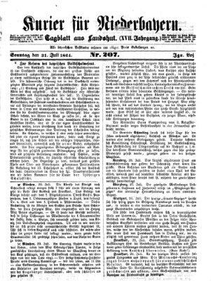 Kurier für Niederbayern Sonntag 31. Juli 1864