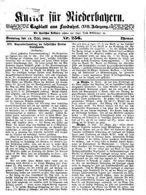 Kurier für Niederbayern Sonntag 18. September 1864