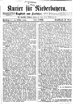 Kurier für Niederbayern Freitag 14. Oktober 1864