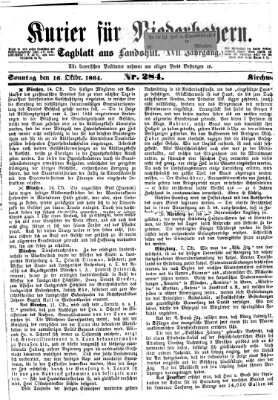 Kurier für Niederbayern Sonntag 16. Oktober 1864