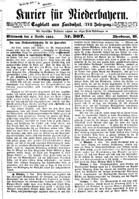 Kurier für Niederbayern Mittwoch 9. November 1864